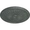 Ekena Millwork Juniper Ceiling Medallion (Fits Canopies up to 7"), 36"OD x 1 1/2"P, Athenian Green Crackle CM36JUAGC - alternate 2